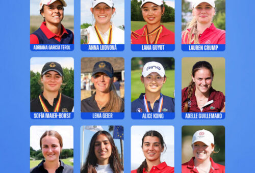 FULL EUROPEAN TEAM FOR JUNIOR SOLHEIM CUP