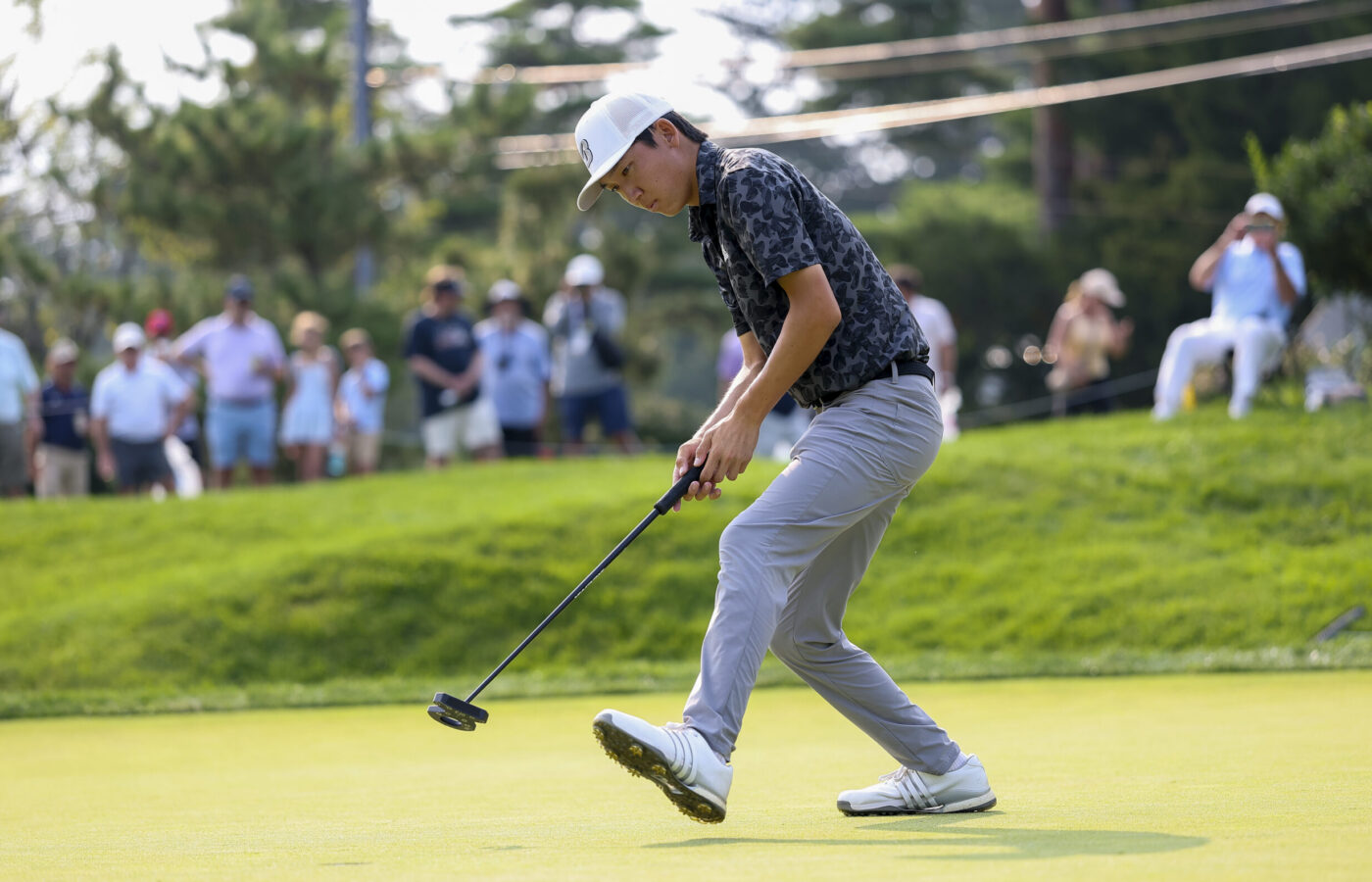 LENG INTO LAST EIGHT OF US AMATEUR