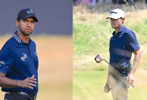 Aaron Rai & Joakim Lagergren Lead BMW PGA Championship After Blustery Round One