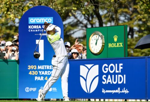 Yamashita holds slender lead with one round remaining at Aramco Korea Championship