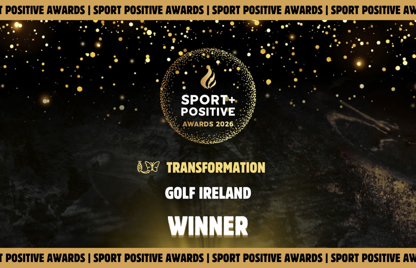 Golf Ireland’s Drive The Green wins Transformation Award at Sport Positive Awards